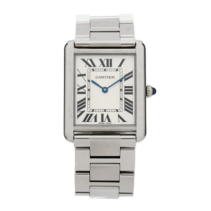 Cartier Stainless Steel 27mm Tank Solo Quartz Watch 1 of 4