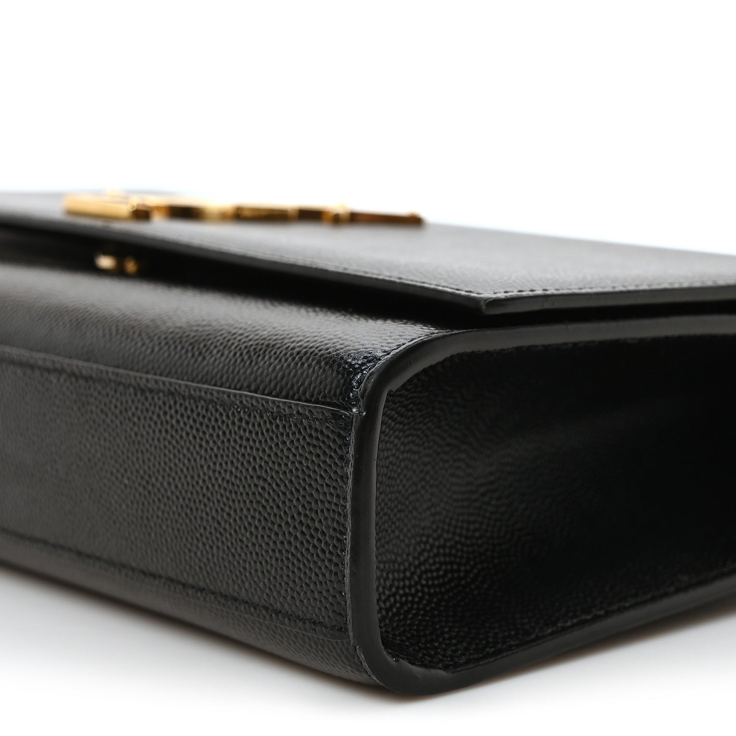 Grain De Poudre Medium Classic Monogram Kate Satchel Black