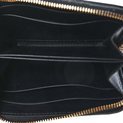 Bottega Veneta Nappa Intrecciato Zip Around Coin Purse Black 5 of 7