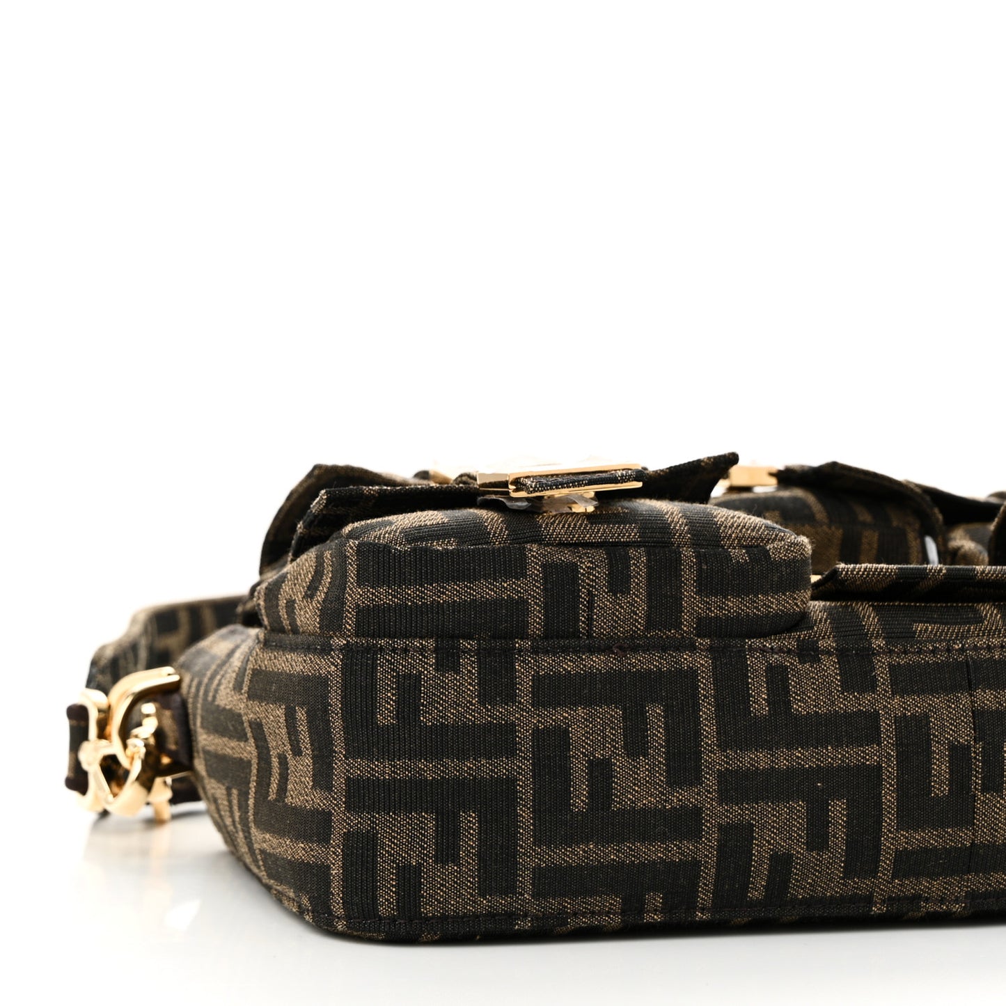 Fabric Jacquard FF 1974 Multipocket Baguette Tobacco Moro