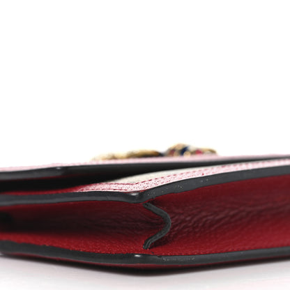 Gucci GG Supreme Monogram Web Queen Margaret Chain Wallet Red 8 of 9