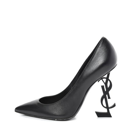 Saint Laurent Calfskin Opyum 110 Pumps 37.5 Black 1 of 10