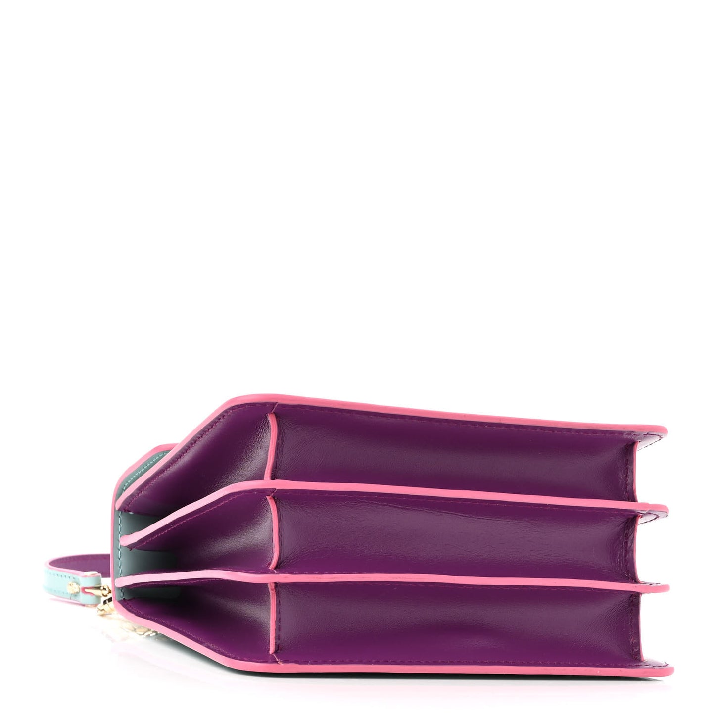 Calfskin Serpenti Forever Top Handle Blue Pink