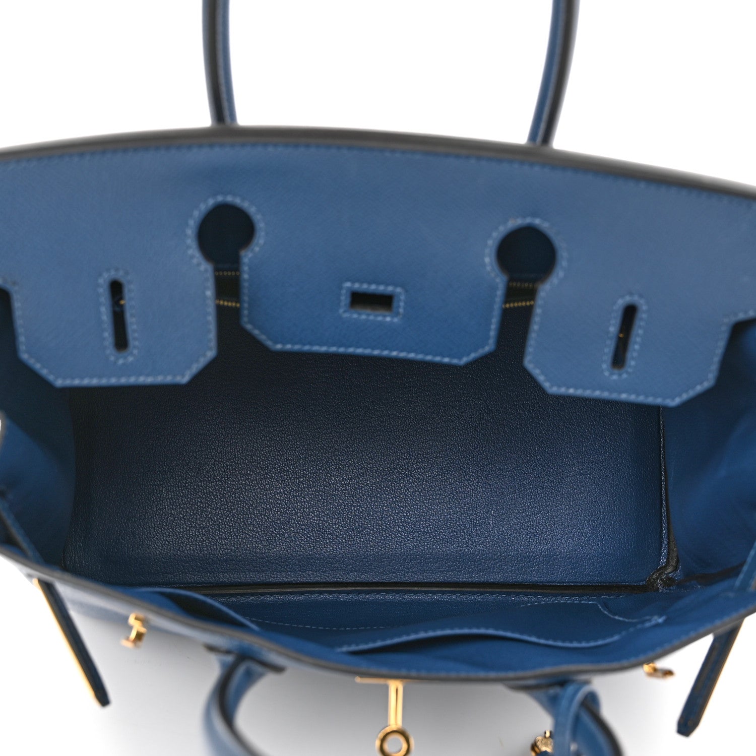 Hermes Epsom Birkin 30 Deep Bleu 5 of 11