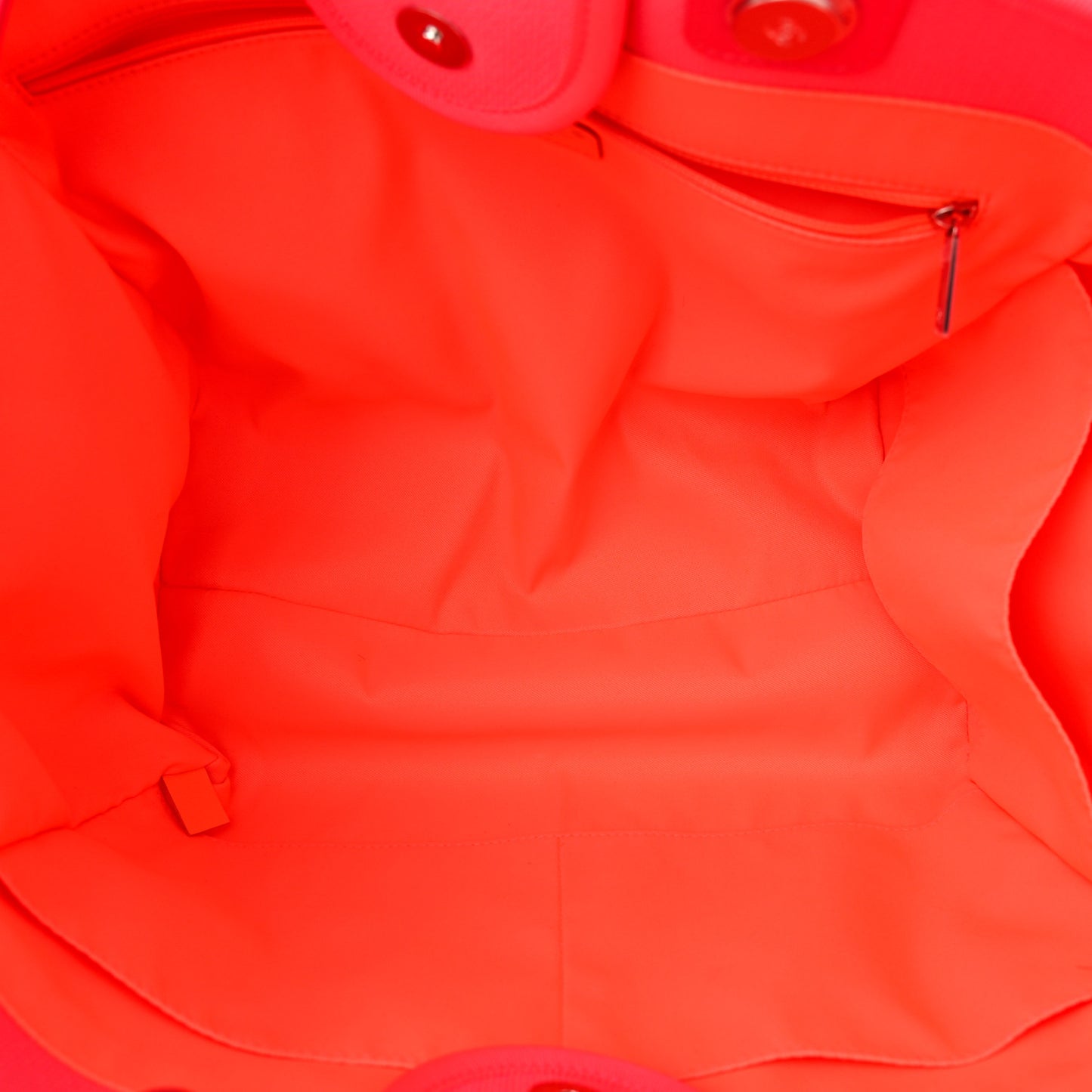 Mixed Fibers Calfskin Medium Deauville Tote Pink Orange