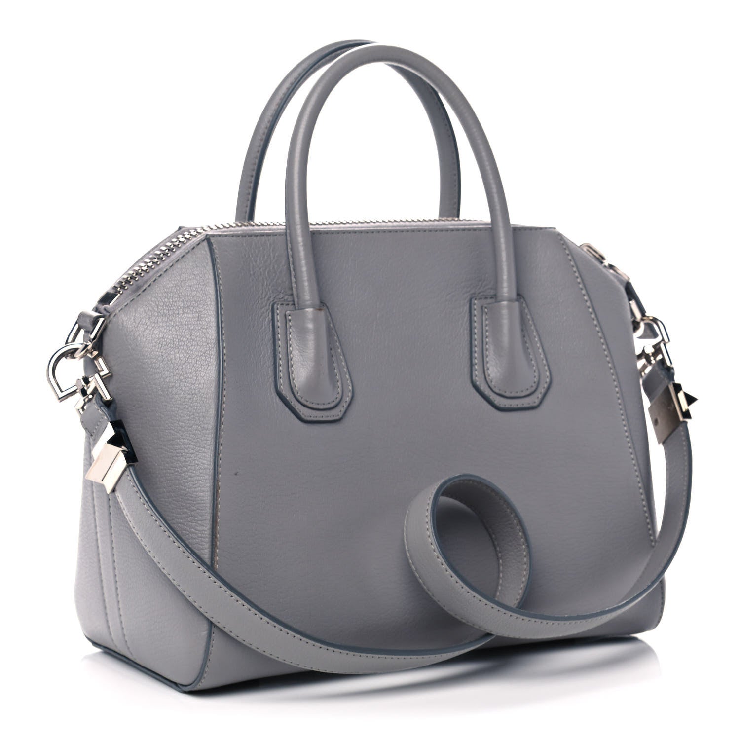 Givenchy Sugar Goatskin Small Antigona Pearl Grey 2 of 11