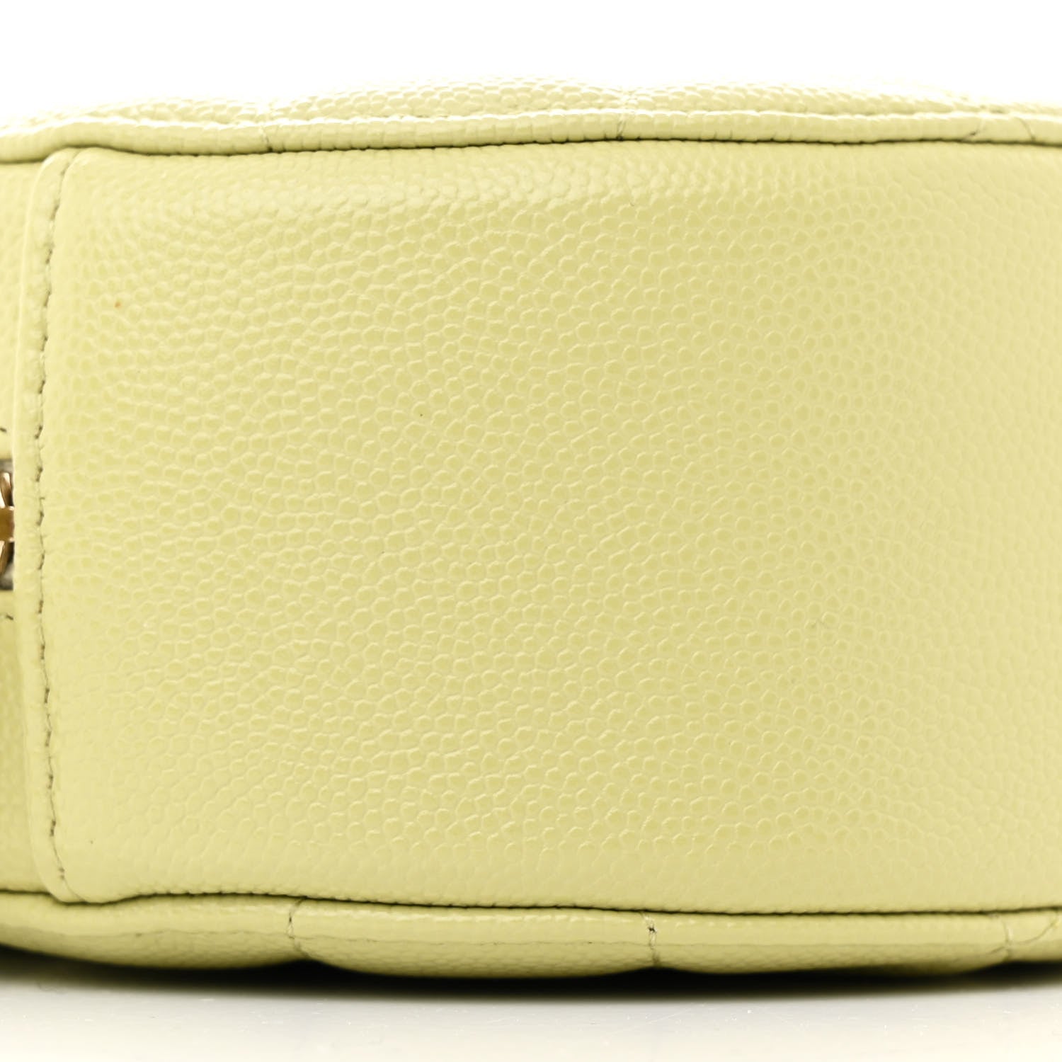 Chanel Caviar Quilted French New Wave Round Clutch With Chain Light Green 9 of 11