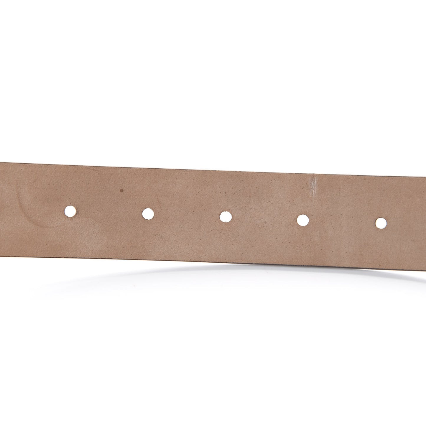 Calfskin Studded Interlocking G Belt 85 34 Rose Beige