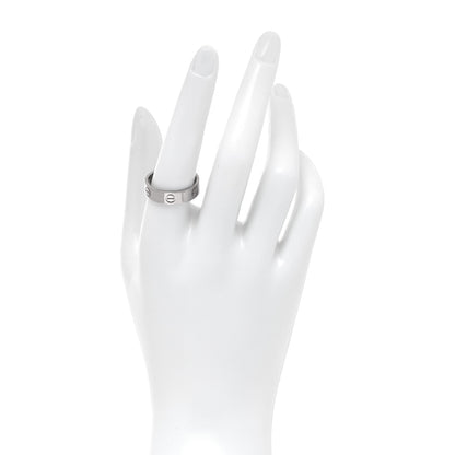 Cartier 18K White Gold 5.5mm LOVE Ring 59 8.75 2 of 4
