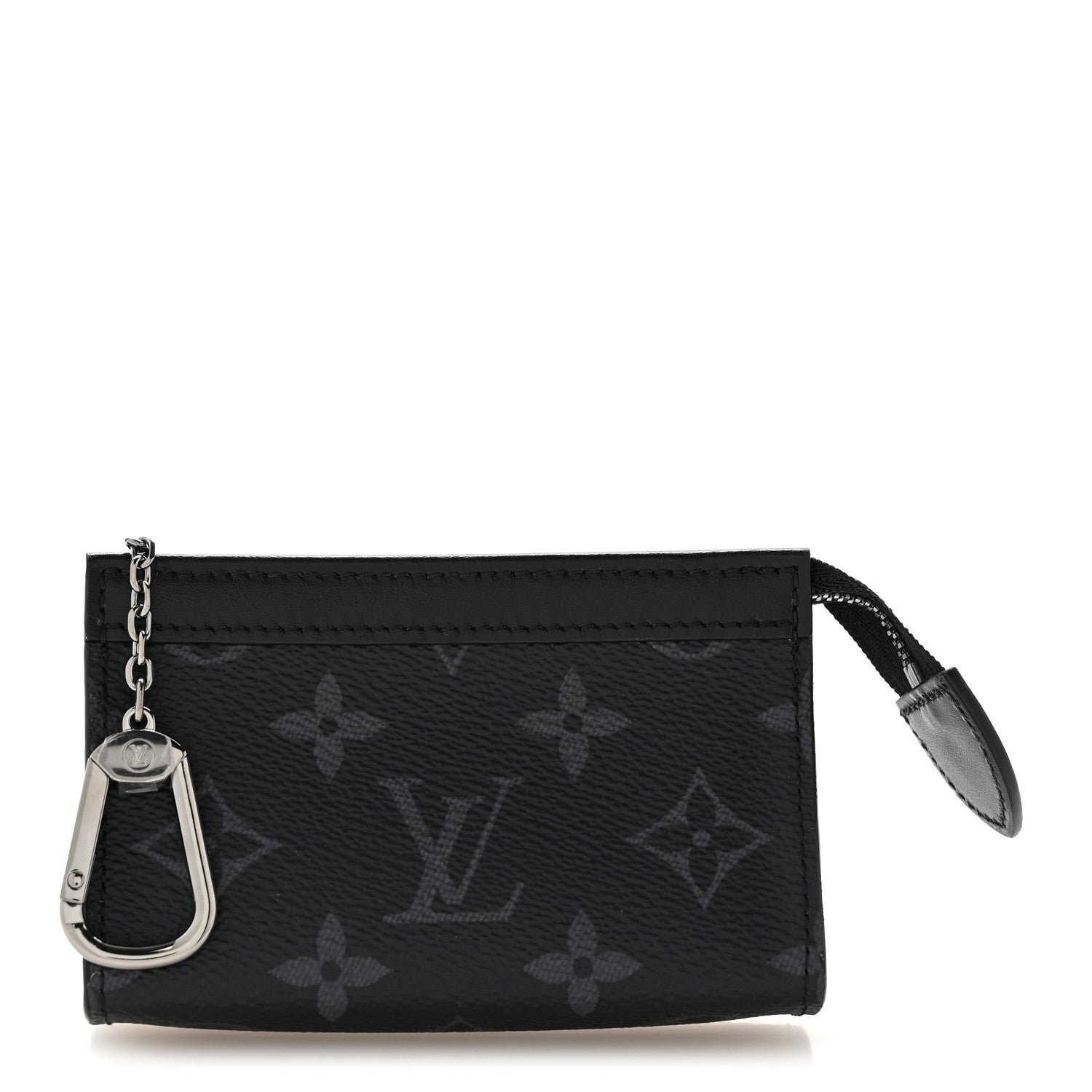 Louis Vuitton Monogram Eclipse Key Pouch Voyage 1 of 8