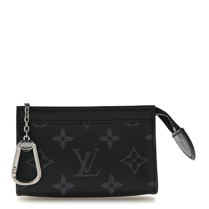 Louis Vuitton Monogram Eclipse Key Pouch Voyage 1 of 8