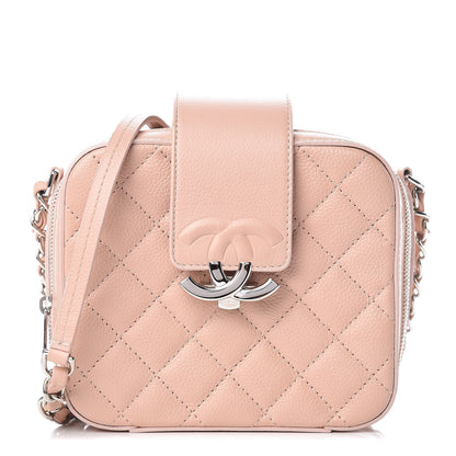 Chanel Caviar Quilted Mini CC Box Camera Bag Pink 1 of 11