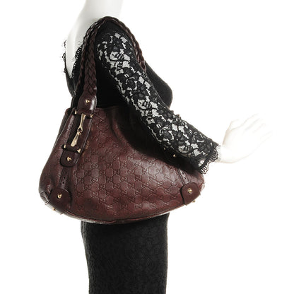 Gucci Guccissima Small Pelham Shoulder Bag Chocolate 2 of 7