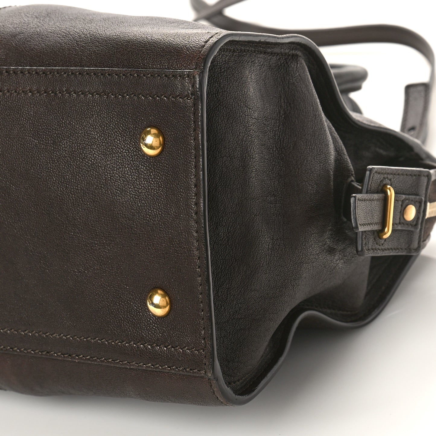 Sheepskin Small Cabas Chyc Dark Brown