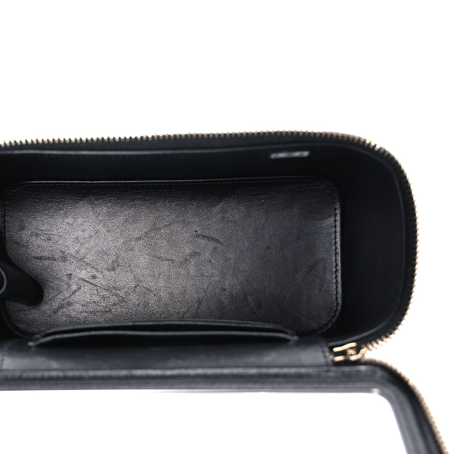 Chanel Caviar Quilted Enamel Coco Casino Small Vanity Case With Chain Black 5 of 11