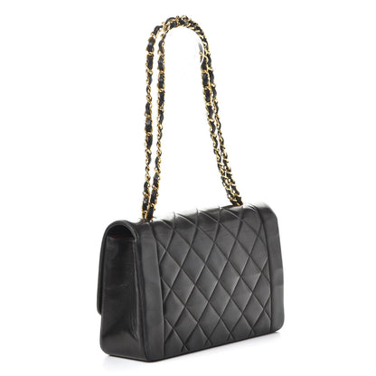 Chanel Lambskin Quilted Medium Single Flap Black 3 of 8