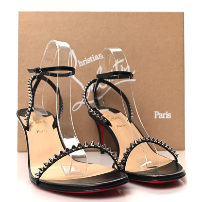 Christian Louboutin Kid Spiked So Me 70 Sandals 40.5 Black 8 of 8