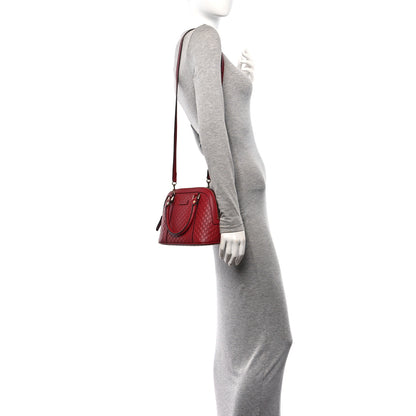 Gucci Soft Microguccissima Mini Dome Bag Rosso 2 of 11