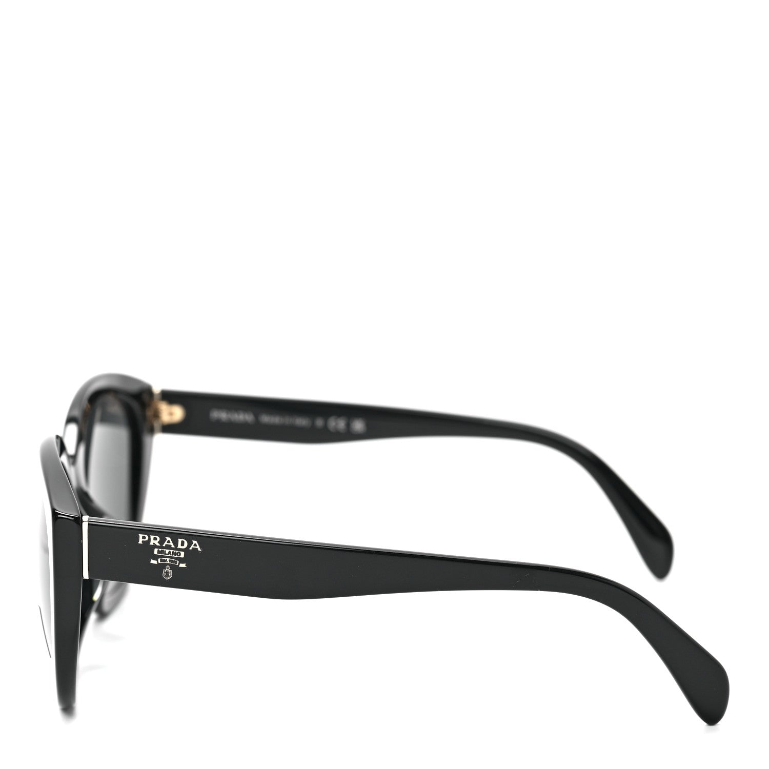 Prada Acetate Sunglasses SPR 16X-F Black 3 of 6