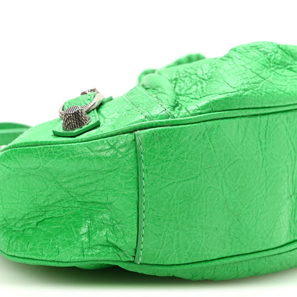 Balenciaga Agneau Arena Le Cagole Shoulder Bag XS Vivid Green 10 of 11