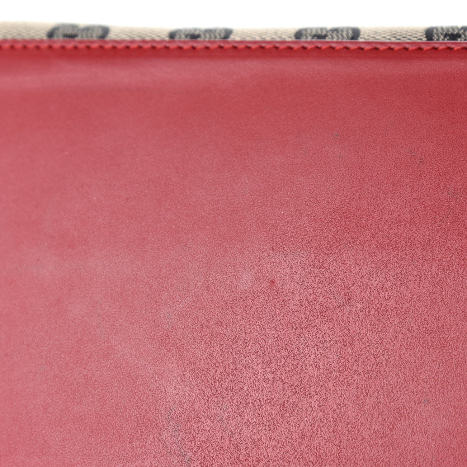 Gucci Monogram Large Bucket Tote Navy Red 8 of 12
