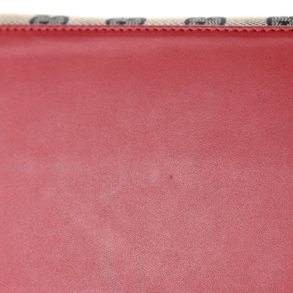 Gucci Monogram Large Bucket Tote Navy Red 8 of 12