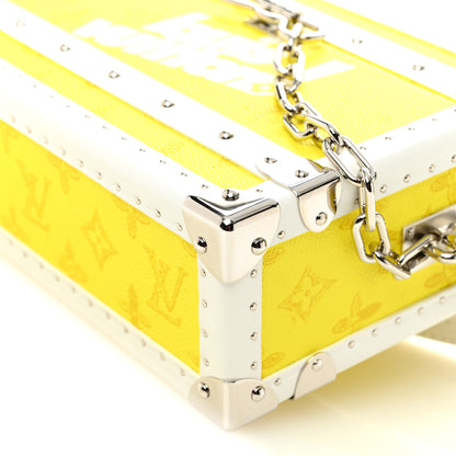 Louis Vuitton Vintage Monogram Everyday LV Clutch Trunk Jaune 9 of 9
