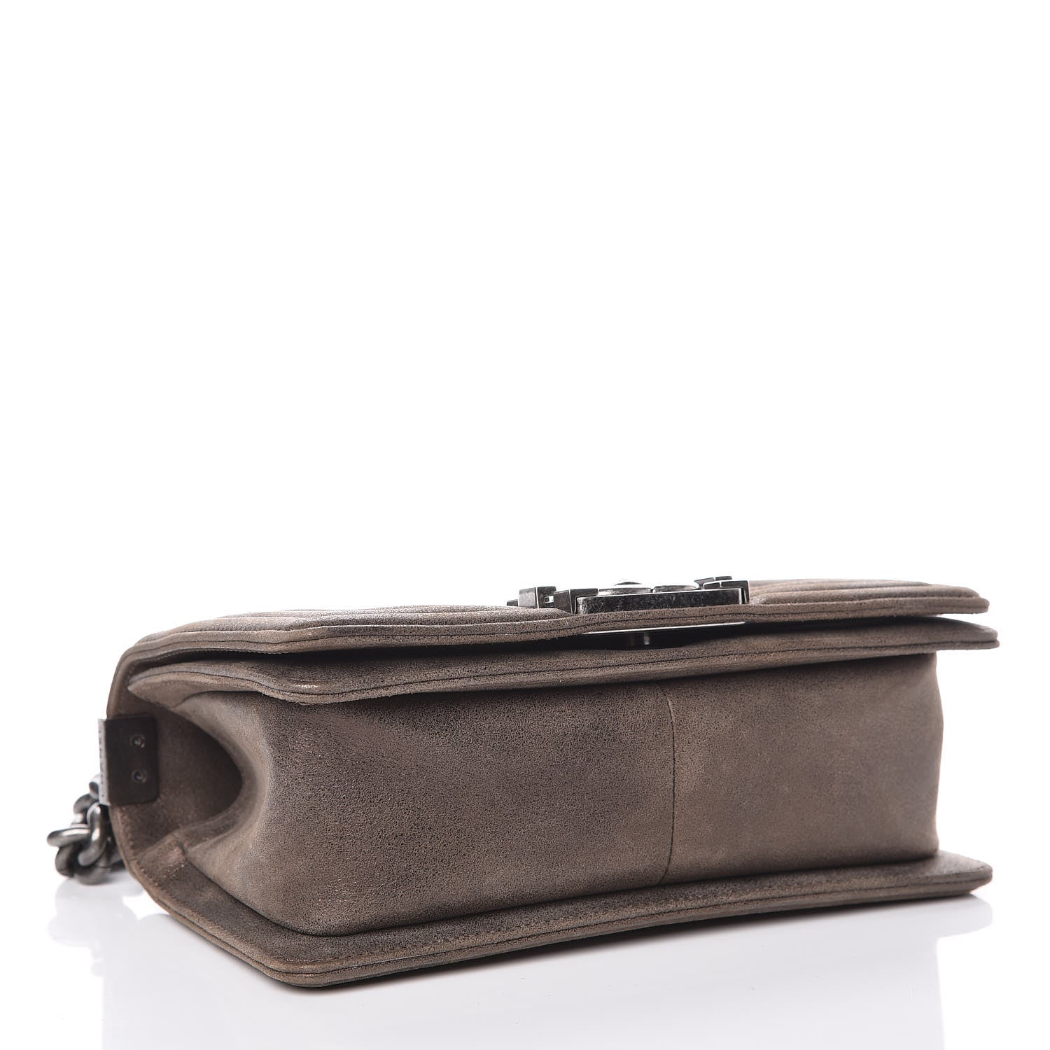 Chanel Metallic Lizard Iridescent Calfskin Small Boy Flap Bronze 4 of 15