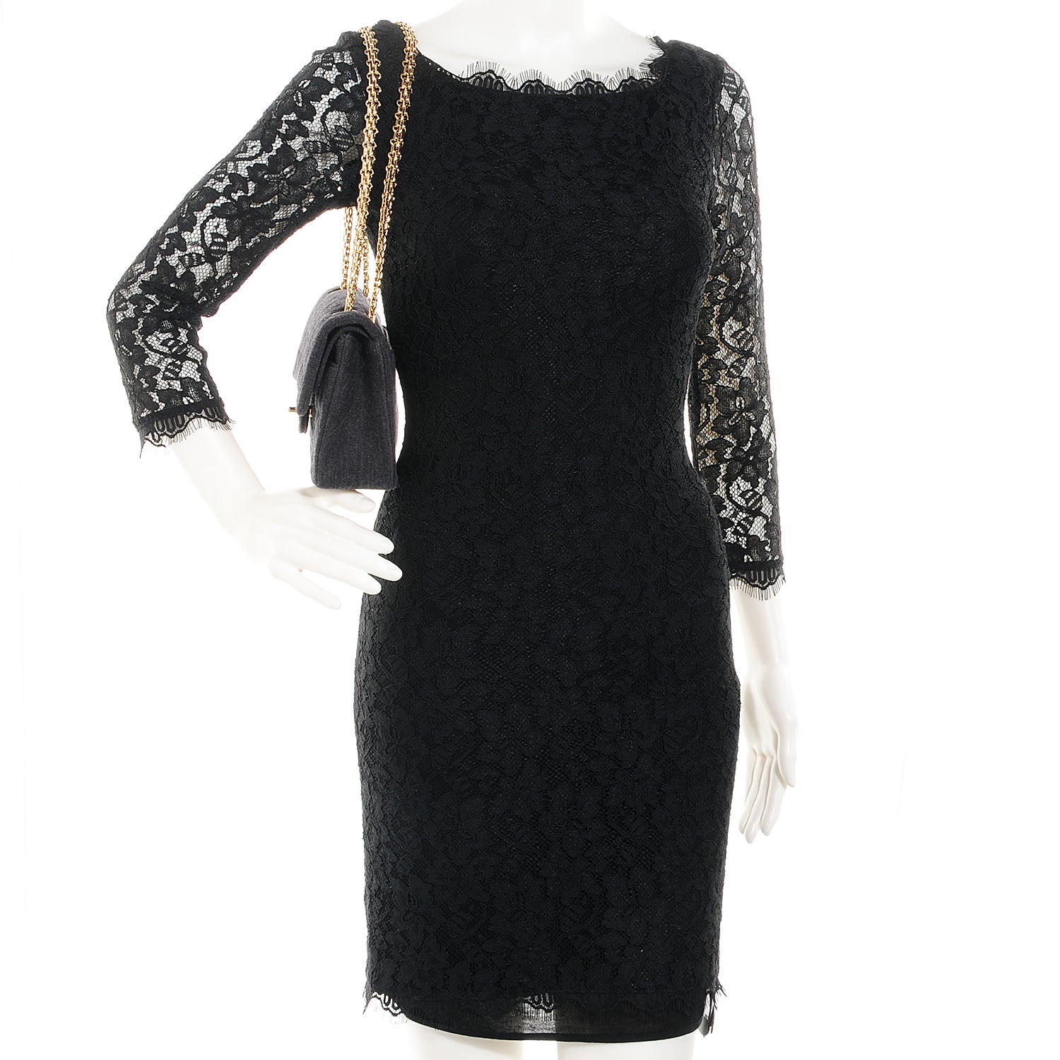 Chanel Jersey Small Double Flap Navy 2 of 9