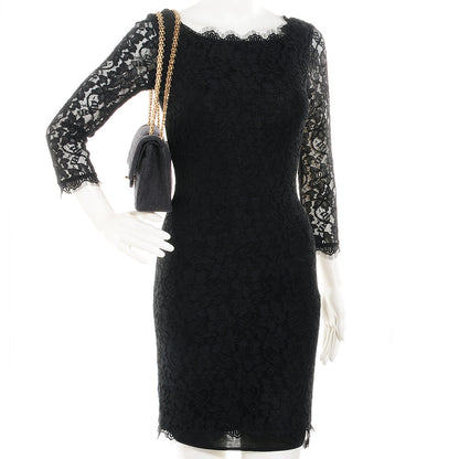 Chanel Jersey Small Double Flap Navy 2 of 9