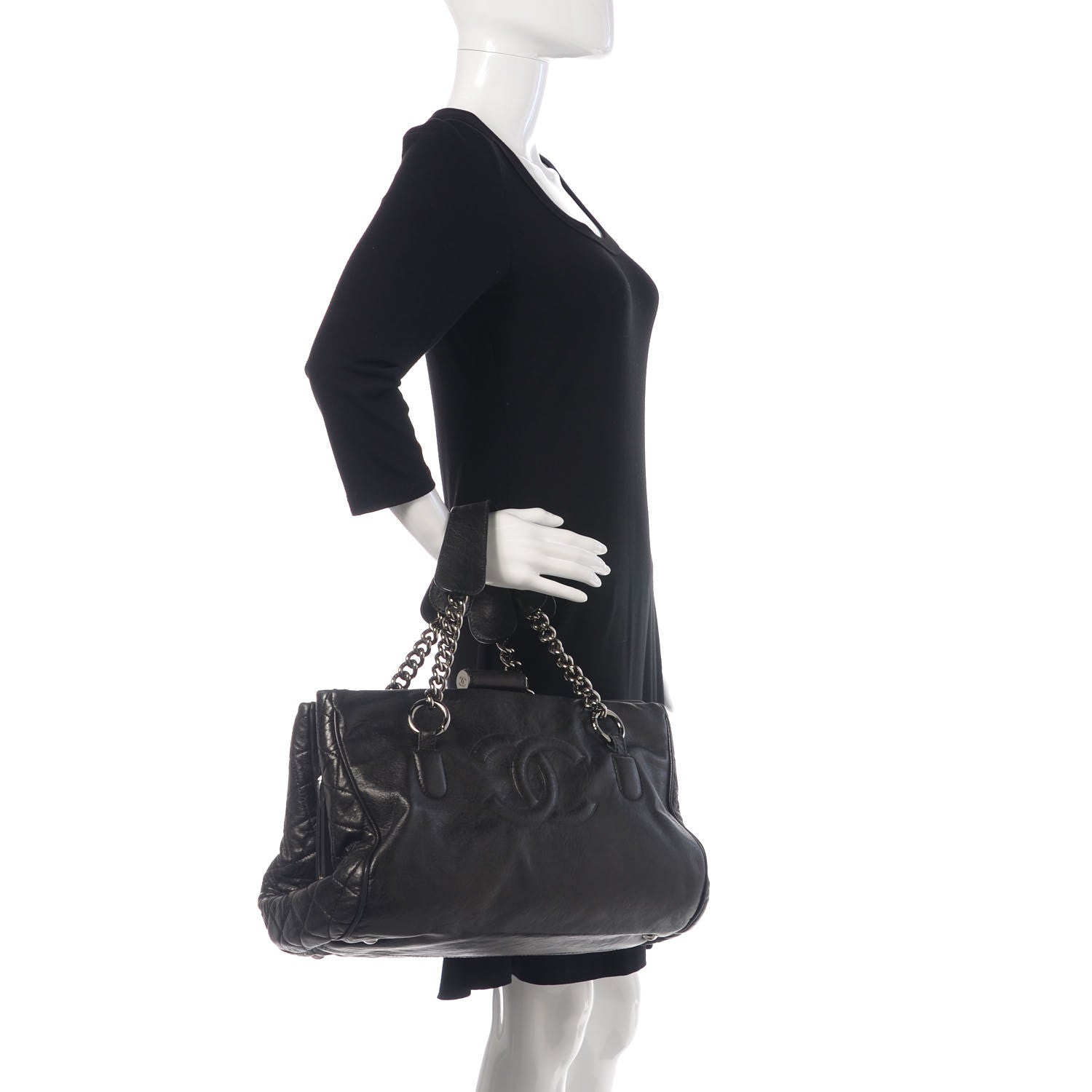 Chanel Calfskin Large Perfect Day Tote Black 2 of 11