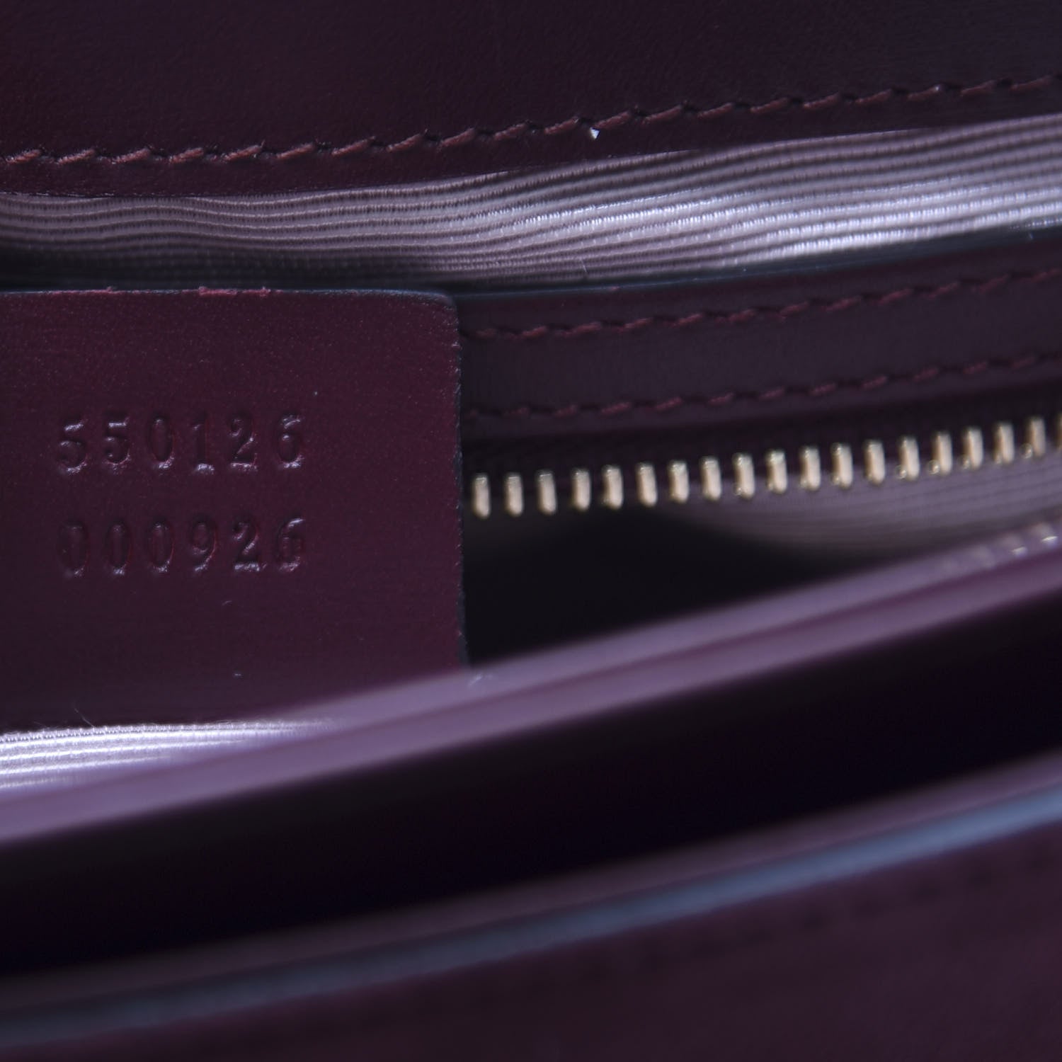 Gucci Suede Medium Arli Flap Shoulder Bag Vintage Bordeaux 6 of 11