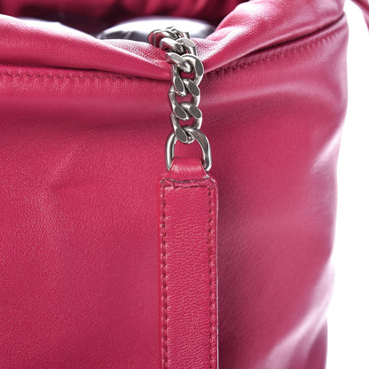 Saint Laurent Lambskin Teddy Drawstring Bag Freesia 18 of 18