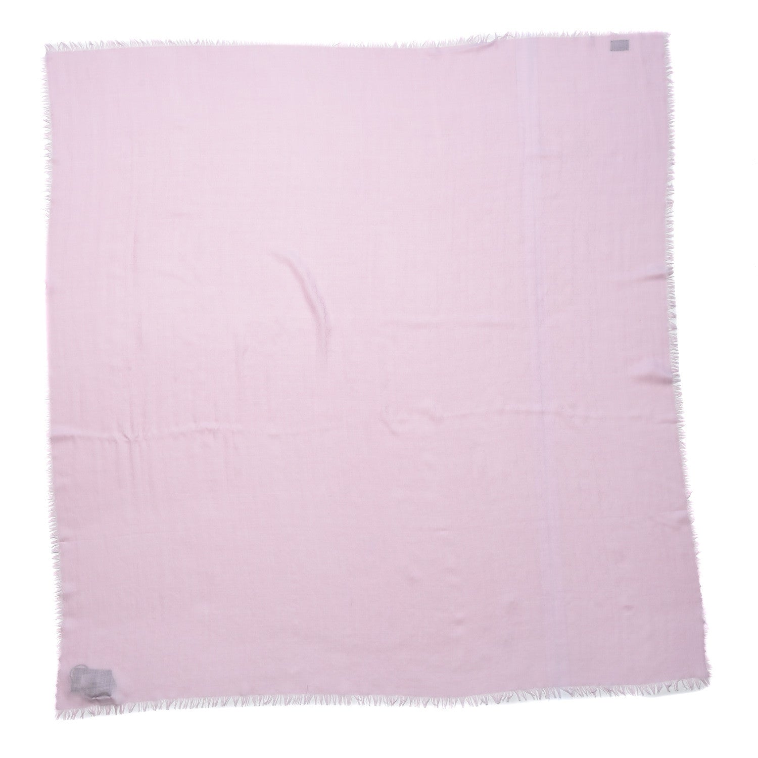 Gucci Wool Silk Jacquard GG Fringe Scarf Pink 1 of 4
