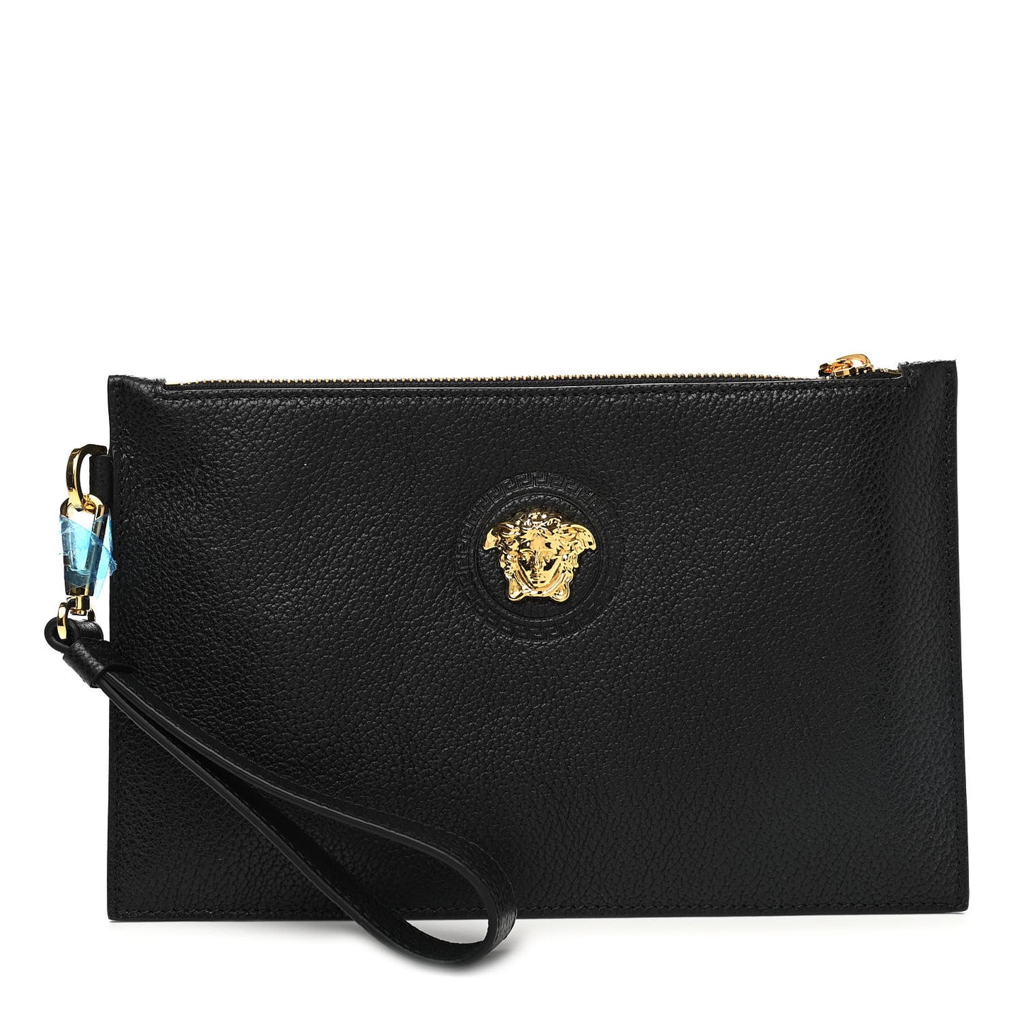 Grained Calfskin La Medusa Pouch Black