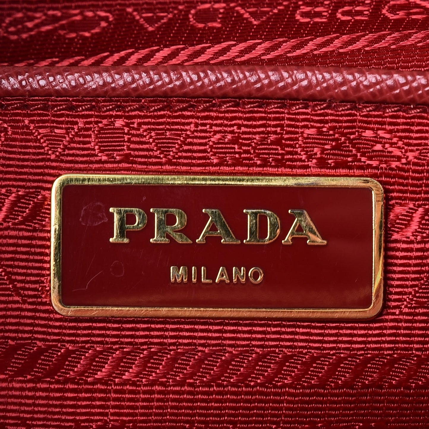 Saffiano Large Galleria Double Zip Tote Fuoco