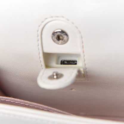 Chanel Lambskin LED Iridescent Metal Medium Boy Flap White Multicolor 9 of 16