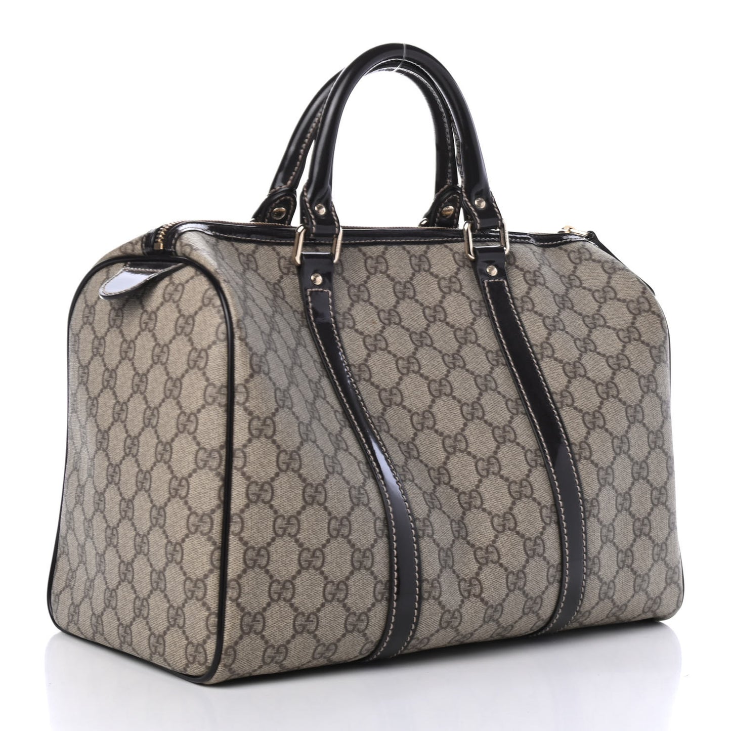 GG Plus Monogram Medium Joy Boston Dark Brown