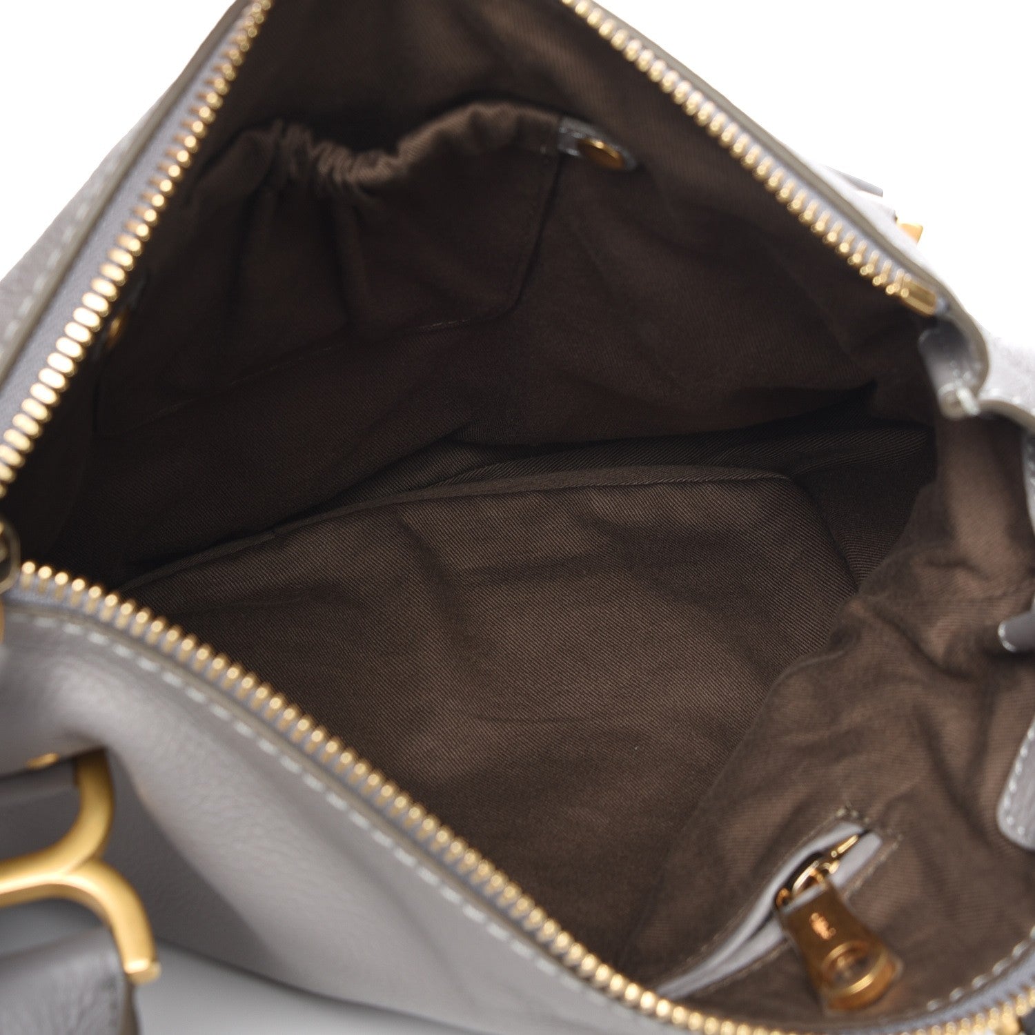 Chloe Calfskin Medium Marcie Satchel Cashmere Grey 6 of 8