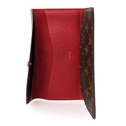 Louis Vuitton Monogram Josephine Wallet Red 10 of 14