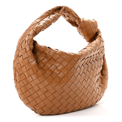 Bottega Veneta Nappa Intrecciato Teen Jodie Hobo Caramel 3 of 10
