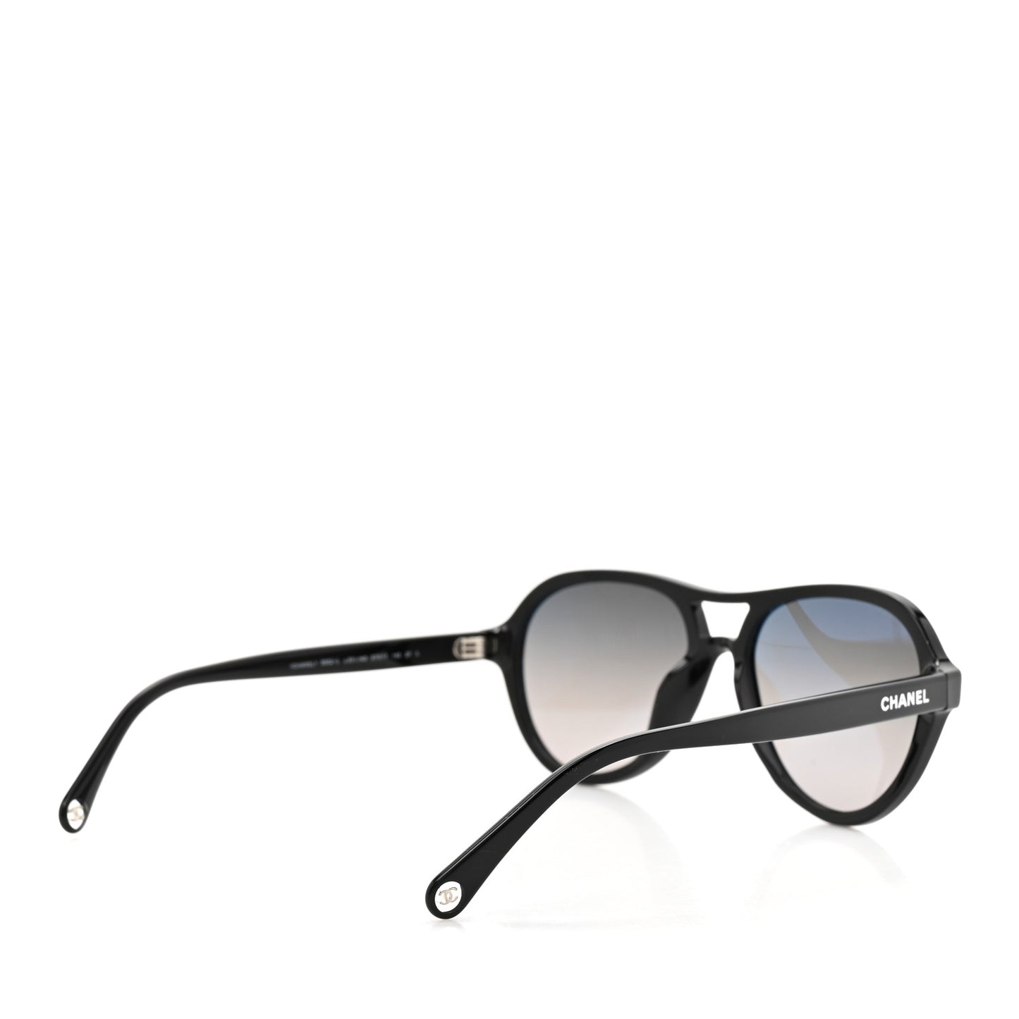 Acetate Pilot Sunglasses 5552-U Black