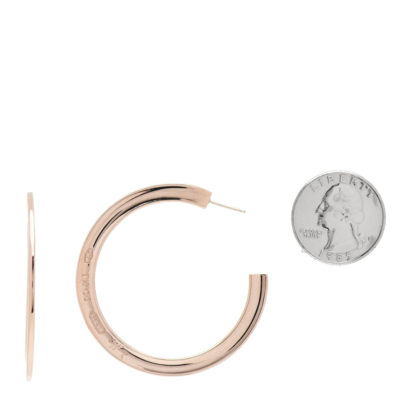 Rubedo 1837 Flat Hoop Earrings