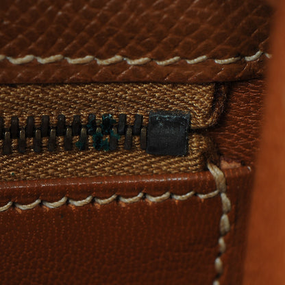 Hermes Courchevel Kelly Sellier 28 Gold 28 of 37