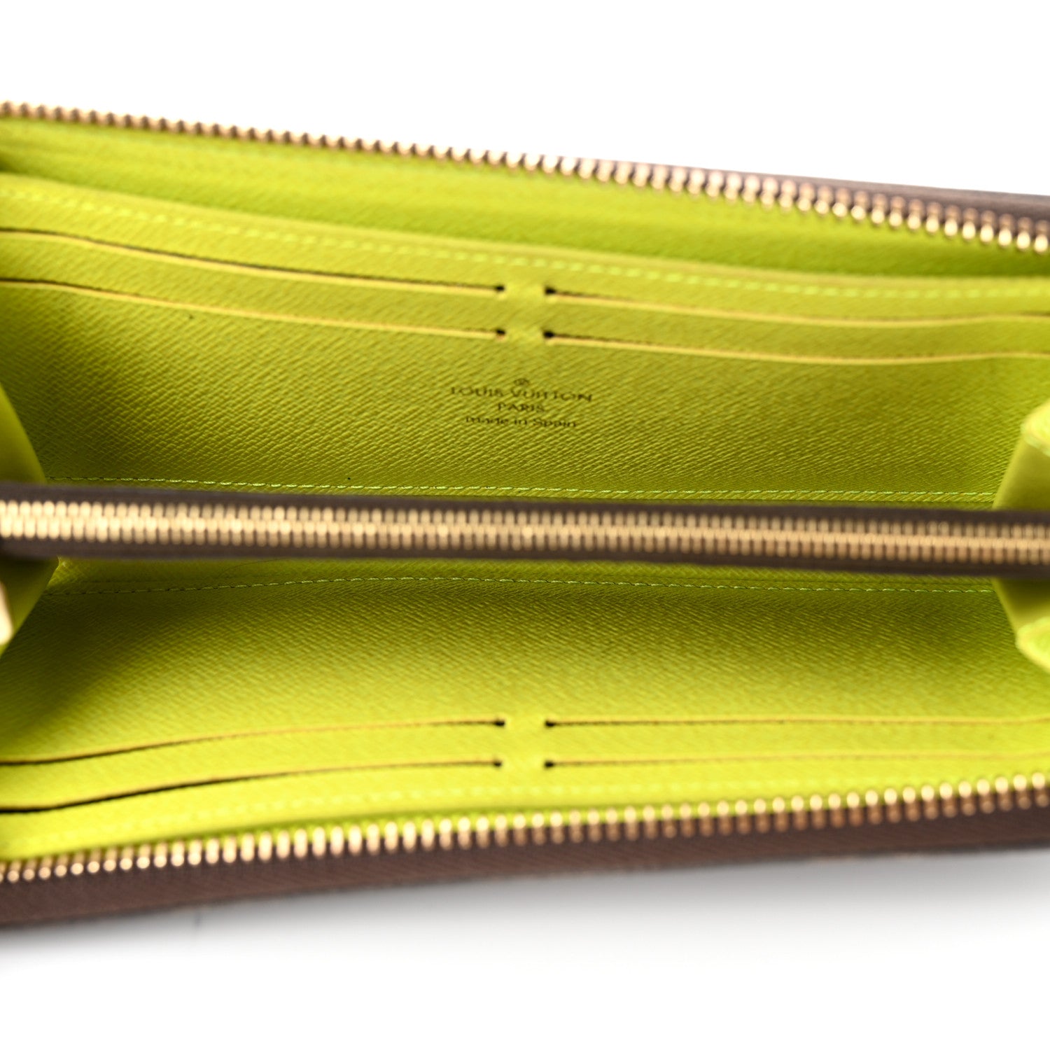 Louis Vuitton Monogram Clemence Wallet Acid Yellow 5 of 9