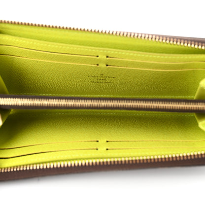 Louis Vuitton Monogram Clemence Wallet Acid Yellow 5 of 9