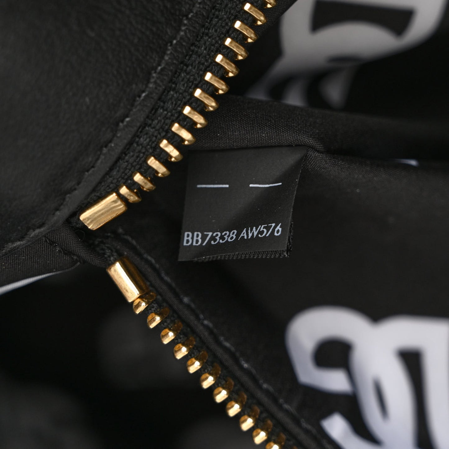 Calfskin DG Logo Shopper Tote Black