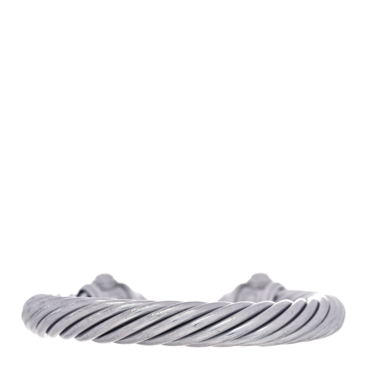 David Yurman Aluminum 10mm Cable Renaissance Bracelet Grey 2 of 4