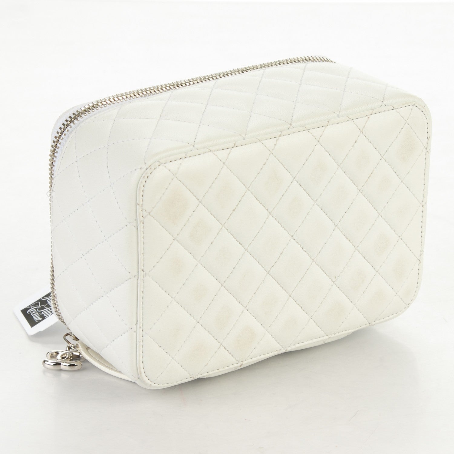 Chanel Lambskin Quilted Jewelry Case White 4 of 7