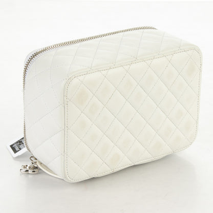 Chanel Lambskin Quilted Jewelry Case White 4 of 7